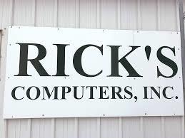 Rick's Computers, Inc. sign on building